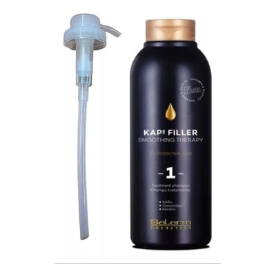 Salerm Shampoo Mantenimiento Lisos Kaps Filler Sin Parabenos | Envío gratis