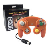 Controle Para Game Cube Nintendo Wii/u Switch Pc Laranja