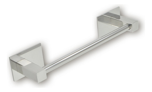 Suporte Porta Toalha De Rosto Base Dupla Inox Adesivo