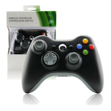 Controle Sem Fio Compatível Xbox 360 Joystick Wireless Preto
