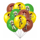 Pack 12 Globos Látex Toy Story Diseño Cumpleaños