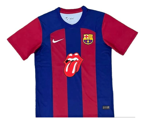 Jersey Playera Fútbol Barcelona Edición Rolling Stones 