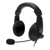 Headset Usb C/microfone Voicer Comfort Ph-320bk - C3tech