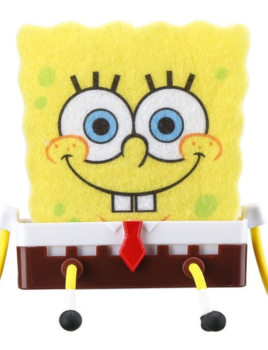 Porta Esponja O Escurridor Forma De Bob Esponja Para Trastes