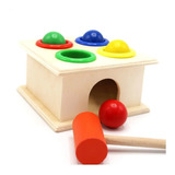 Caja Martillo Montessori Juguete Madera Didáctico Elun Store