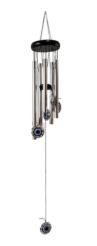 Móvil Campana De Viento Wind Chimes 5 Tubos Con Ojos Turcos.