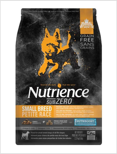 Nutrience Subzero Perro Razas Pequeñas - Small Bites 5 Kg