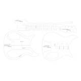 Plantilla De Guitarra Rickenbaker 325r Style - Luthier -