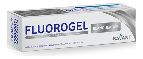 Flourogel Blanqueador Crema Dental X 60 Gr 