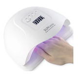 Secador De Uñas Led Profesional 80 Watts Led Uv Manicure Color Blanco