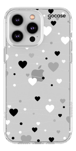 Capa Capinha Compatível iPhone 14 Pro Max Varal De Corações