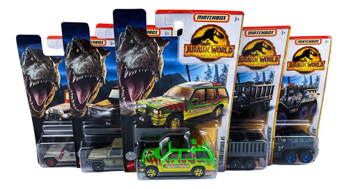 Jurassic World Dominion Matchbox X2 Unidades Envio Gratis!