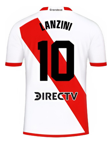 Camiseta Remera River Plate Nueva Titular 2024 Lanzini Lisa