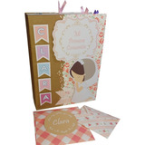 Álbum Primera Comunión Scrapbooking Artesanal Personalizado