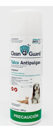 Talco Clean Guard Para Perro Y Gato Envios X Ml