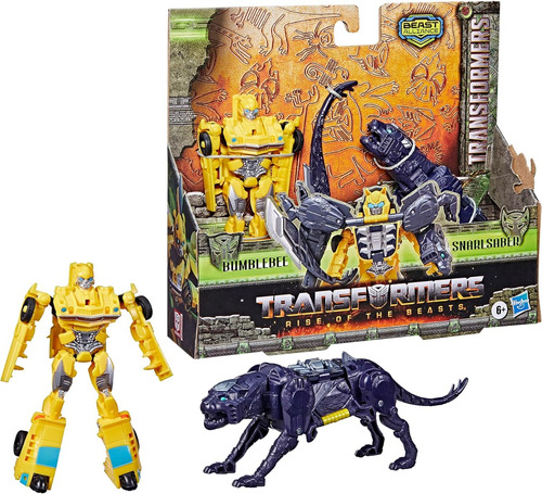 Transformers Rise Of The Beast 2 Em 1 Bumblebee E Snarlsaber