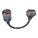 Adaptador Scanner Ficha Cummins Ford 9 Pines A Obd2 Jdmaudiocar