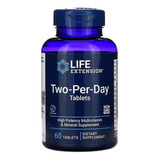  Multivitamínico Two Per Day 60 Tab Life Extension Importado