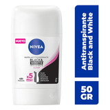 Nivea Invisible Black & White Clear Antitranspirante En Barra 50g