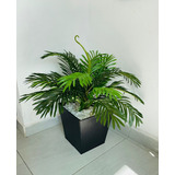 Planta Artificial Palma 70cm Con Maceta