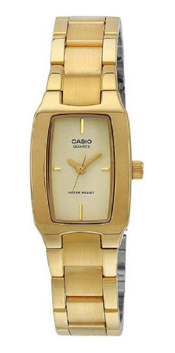 Reloj Casio Mujer Ltp-1165n 9a Dorado Acero 100% Original