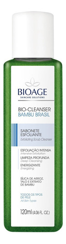 Sabonete Esfoliante Bambu Brasil Bioage 120ml Momento De Aplicação Dia Tipo De Pele Todo Tipo De Pele