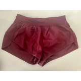 Short Deportivo Forever 21 Color Bordo