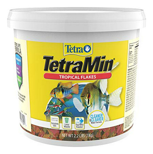 Alimento En Escamas Tetramin Para Peces Tropicales, 2.2 Lbs