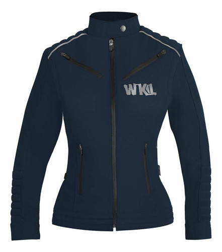 Chamarra Motociclista Mujer Impermeable Protectores Wkl 82 A