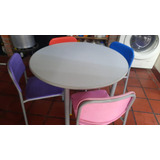 Juego Mesa Infantil + 4 Sillas Piccolo Rossi Calidad Maxima