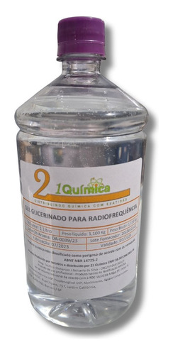 Líquido Glicerinado Radiofrequência Estética 21 Química 1 L