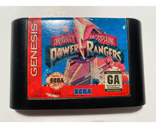 Power Rangers Sega Genesis Juego Original