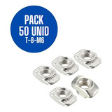 Tuerca Tipo T M6 Perfiles Aluminio 3030 (pack 50)