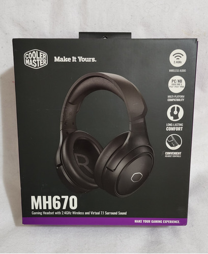 Headset Gamer Cooler Master Wireless Mh670 7.1