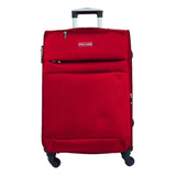 Mala De Viagem Toronto Grande 32kg 360 Tecido Mundi Md9061 Cor Vermelho