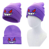 Gorro De Beanie Pokémon Gengar Unisex Invierno Frío + Regal0