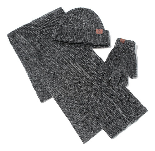 Conjunto De Guantes Con Pantalla Táctil Para Mujer, Gorro, B