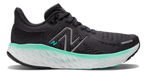 Zapatilla New Balance Mujer W1080f12 Negra Con Aqua