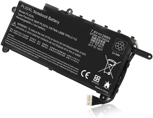 Pl02xl - Batería Para Hp Pavilion 11 X360 11-n X360 Series