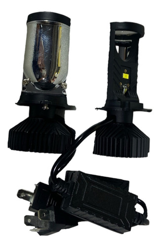 Lampada Led Mini Projetor H4 6000k 