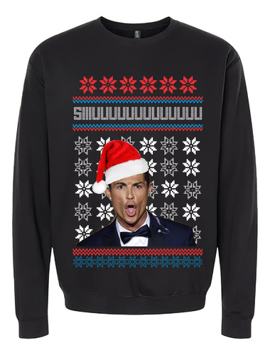 Ugly Suéter Ronaldo Cr7 Navideño Sweater Navidad Punch