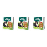 3 Vermifugo Drontal Plus Carne Cães Até 35 Kg C/ 2 Comp.