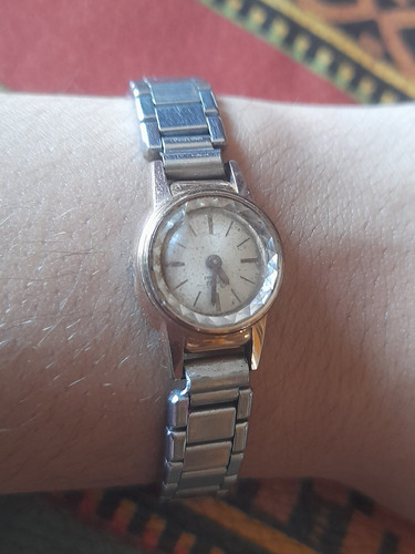 Reloj De Mujer Antiguo Swiss Acero Inoxidable