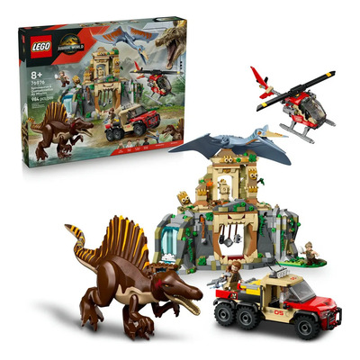 Lego® Jurassic Misión Aérea Spinosaurus Quetzalcoatlus 76976 984 Piezas | Meses sin interés