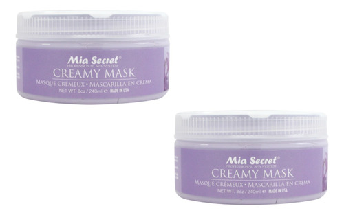 Mascarilla En Crema Lavanda 8oz, Mia Secret Kit 2 Piezas