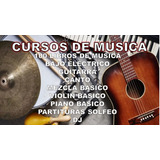 Cursos De Musica Guitarra Bajo Canto Piano Violin Etc