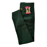 Pantalón Le Victorias De Bengalina Verde Musgo Mujer T. Xxl 