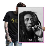 Quadro Placa Bob Marley Poster Reggae Tamanho A2 03