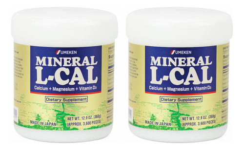 Umeken Suplemento Mineral L-cal, Botella Grande, Suministro