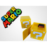 Caja Porta Juegos Nintendo Switch Cubo Mario Organizador 3d